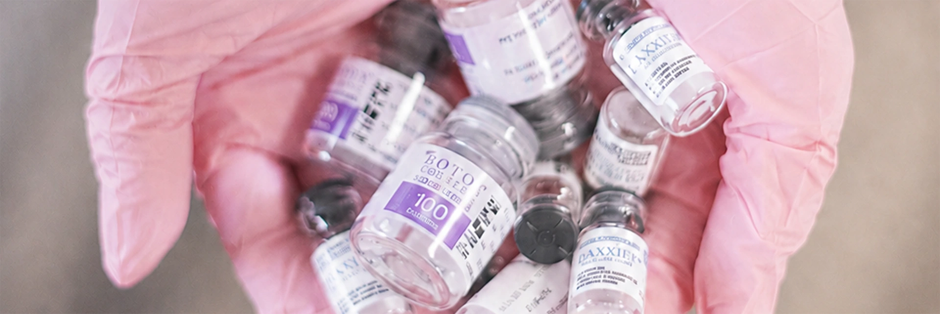 Botox and Daxxify vials at Elle Medical & Aesthetics in Lafayette, LA