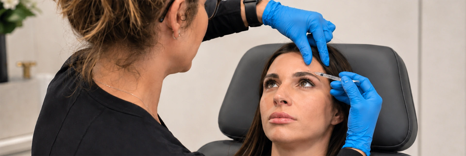 Dysport wrinkle relaxer injection at a Lafayette, LA med spa