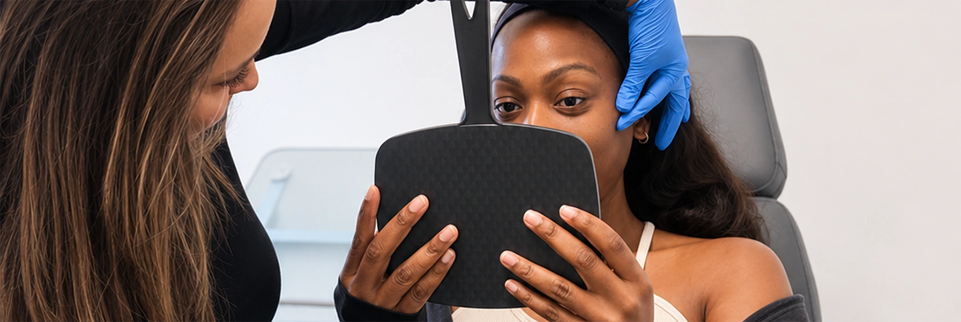 Glacé microdermabrasion results reviewed with a provider in Lafayette, LA