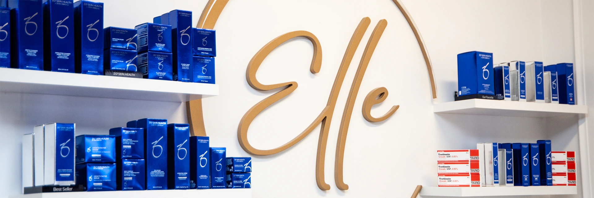 Medical-grade skincare available at Elle Medical & Aesthetics in Lafayette